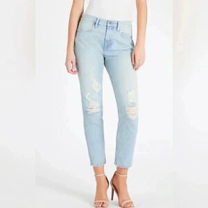 Frame Le pegged “glacier park” straight leg casual 5 pocket denim jean 26